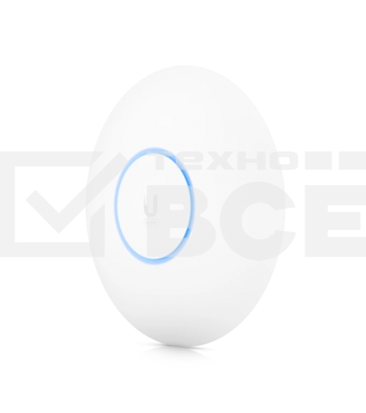 Точка доступа Ubiquiti UniFi 6 AP Pro [U6-Pro] 2.4+5 ГГц, Wi-Fi 6, 4х4 MU-MIMO, 802.3at, 1х 1G RJ45