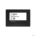 Накопитель SSD CBR Base, 1024 Гб, SATA III, 2.5', R/W 550/500 Мбайт/сек, фото 1