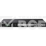 Коммутатор неуправляемый Tenda TEG1128P-24-250W PoE, 26x1 Гбит/с, PoE 24х30 Вт (до 230Вт), SFP 2х1 Гбит/с, фото3