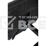 Кресло офисное Бюрократ CH-380M черный, эко.кожа, крестов. металл, фото3