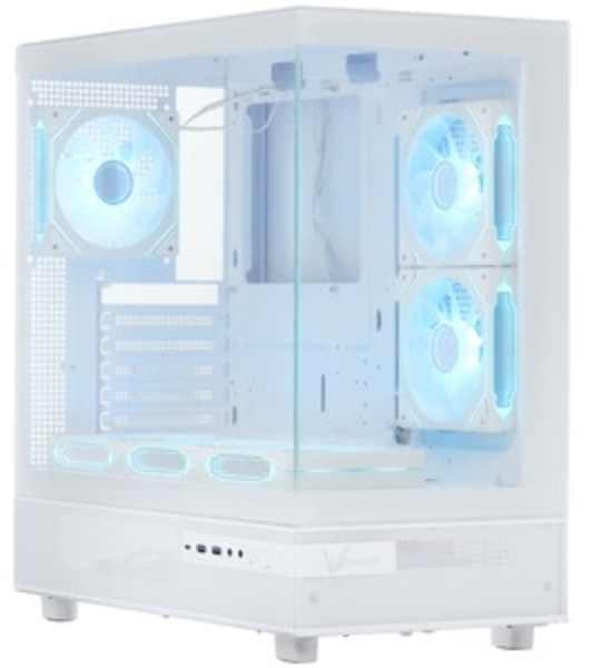 Компьютерный корпус AeroCool/Formula Crystal U2M Floe белый без БП mATX 1xUSB 3.0 audio bott PSU
