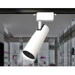 Трековый однофазный светодиодный светильник Ambrella light GL5853 WH/BK белый/черный LED 30W 4200K 24°, фото 1