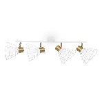 Светильник Ambrella light TR8603/4 WH/GD белый/золото E27*4 max 40W 465*154*230, фото5