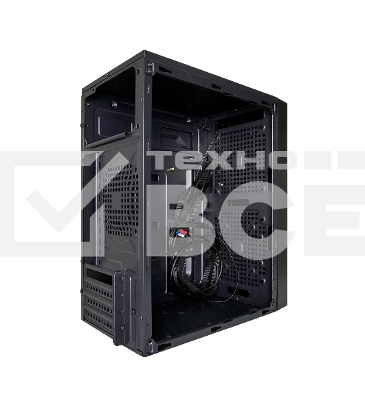 Корпус Minitower Exegate BAA-104U Black, mATX, <AAA400, 80mm>, 2*USB+1*USB3.0, Audio