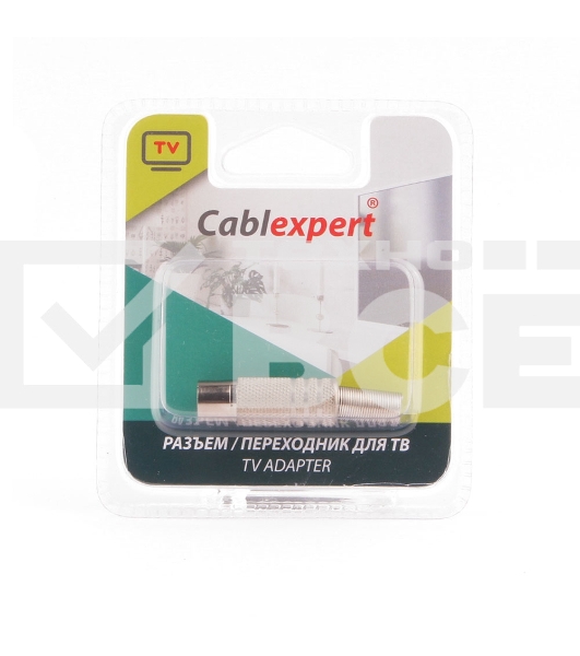 Разъем Cablexpert TVPL-02, TV (мама), блистер