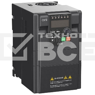 Преобразователь частоты A150 380В 3ф 2.2кВт 6А встроенный торм. модуль ONI A150-33-22NT