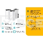 Роутер TP-Link AC1200 whole home WiFi system, 300Mbps at 2.4GHz and 867Mbps at 5GHz, M4R+M3W, 2 Giga Ethernet ports for M4R, support Router and Access Point mode, support IPTV, support IPv6, TP-Link Mesh technology, Auto Path Selection, 802.11k/v/r fast r, фото15