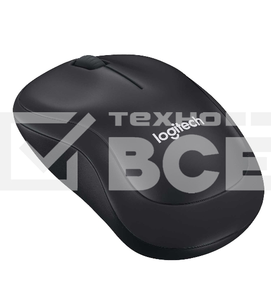 Мышь беспроводная Logitech M220 SILENT черный, 1000 dpi, радиоканал, USB, кнопки - 3
