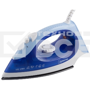 Утюг HOMESTAR HS-4002А синий (1850-2200Вт, пар, спрей, паровой удар, тефлоновая подошва)