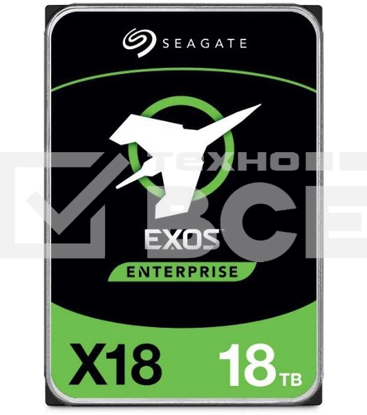 Жесткий диск Seagate Original SATA-III 18Tb ST18000NM000J Exos X18 512E (7200rpm) 256Mb 3.5