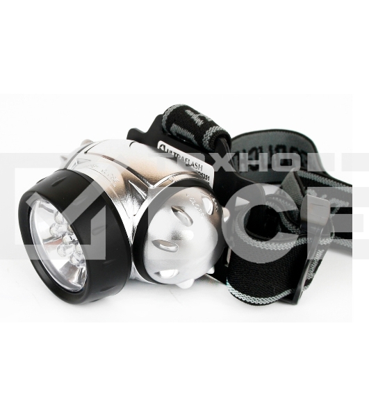 Фонарь ULTRAFLASH LED5351налобн металлик 7led 3 реж 3xr03 пласт коробка