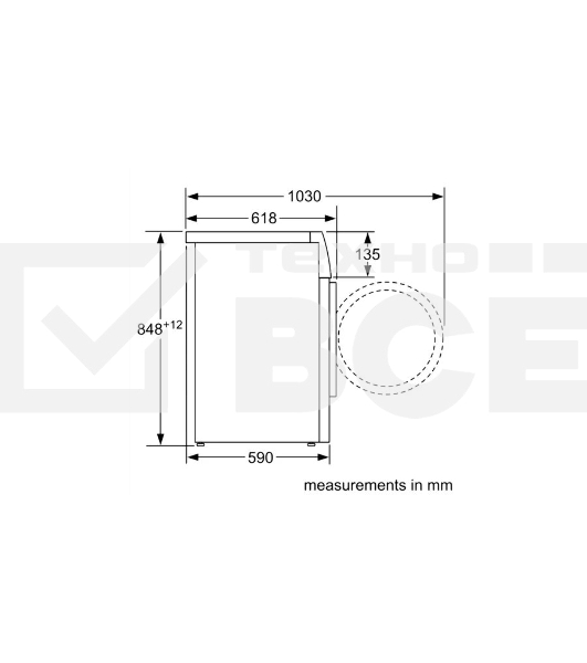 Стиральная машина с фронтальной загрузкой Bosch WAJ20180GC Series 2, загрузка 8 кг, EcoSilent Drive