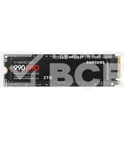 Накопитель SSD Samsung 990 PRO, 2TB, PCIe 4.0 x4, M.2 2280, NVMe, R/W 7450/6900