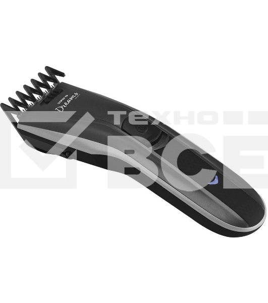 Машинка для стрижки Polaris PHC 0512RC черный/серебристый (насадок в компл:2шт)