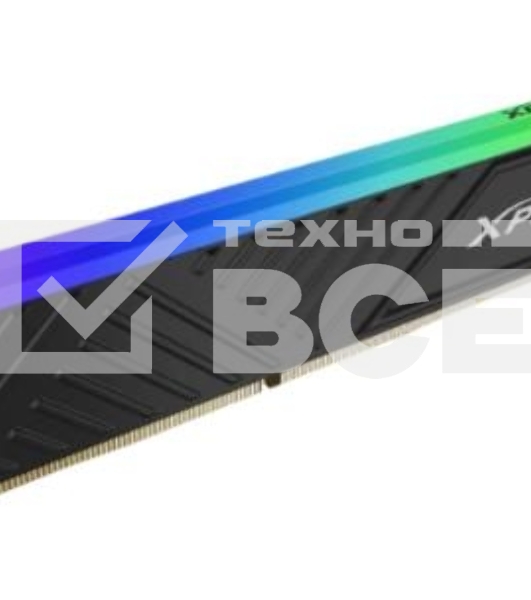 Оперативная память XPG Spectrix D35G RGB, DDR4, 16GB (1x16GB), 3600MHz, CL18, UDIMM, RGB, с радиатором, черный,