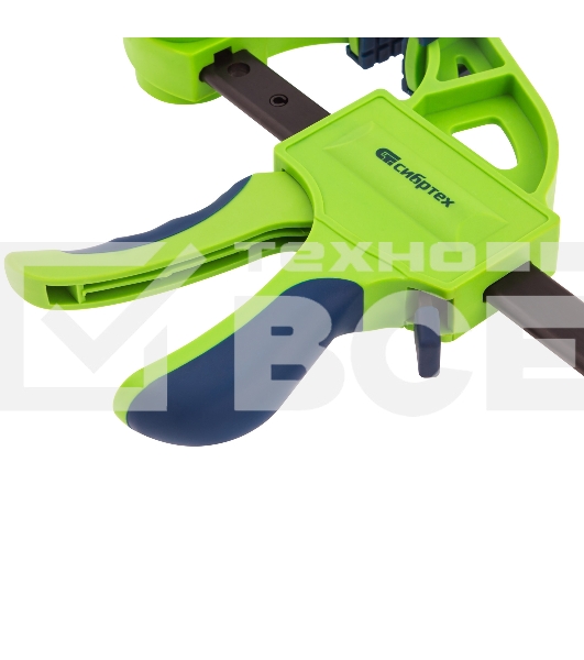 Струбцина Сибртех f-образная быстрозажимная 900 х 70 х 1130мм пластиковый корпус фиксатор дв