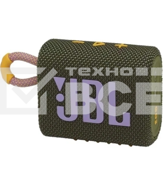 Портативная акустика JBL GO 3, зеленый
