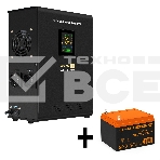 Комплект Источник бесперебойного питания EX295997RUS + батарея 26Aч EX285663RUS 1шт (инвертор, синус, для котла, настенный) ExeGate FineSine SX-1000.LCD.AVR.2SH <1000VA/600W, чистая синусоида, цветной LCD-дисплей, AVR, 2*Schuko, линейно-интерактивный, кре, фото2
