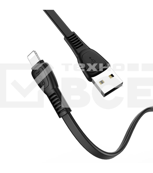 Кабель HOCO USB X40 Noah для Lightning, 2.4А, длина 1 м, черный