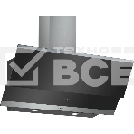 Наклонная вытяжка Bosch DWK095G60T для настенного монтажа, максимальная производительность 630м3/ч, 90см, цвет: черный, фото6