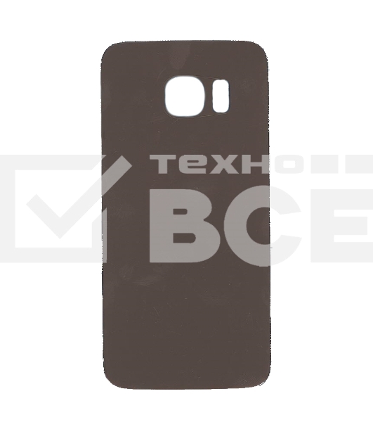 Задняя крышка для Samsung G925  Galaxy S6 Edge золотая