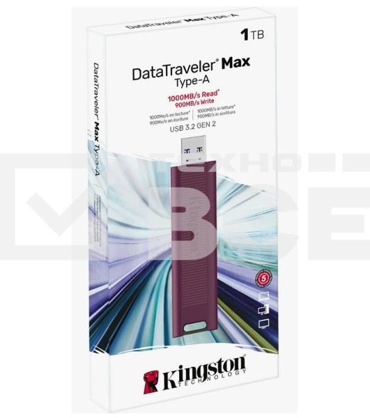 Флеш диск 1TB Kingston DataTraveler Max DTMAXA/1TB