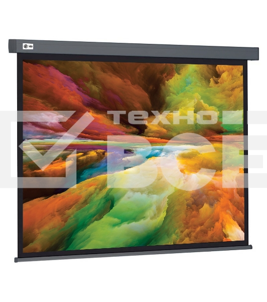 Экран Cactus 152x203см Wallscreen CS-PSW-152X203-SG 4:3 настенно-потолочный рулонный серый