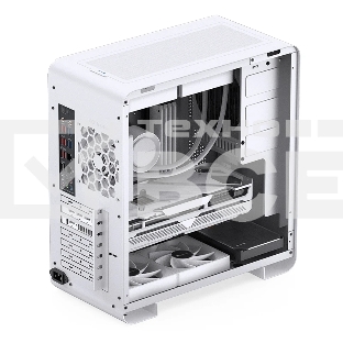 Корпус без блока питания Case JONSBO U4 PRO MESH, Midi-Tower, no fan, 1xUSB-A 3.2 + 1xUSB-C 3.2, ATX, mATX, mITX White