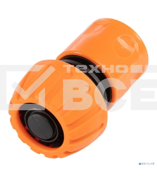 Коннектор для шланга, быстросъемный 3/4' с аквастопом ЧЕТЫРЕ СЕЗОНА