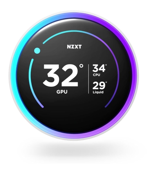 Система жидкостного охлаждения для ПК Water Cooling System NZXT Kraken Elite 360 RGB (270W, 360мм, LED temp., White, RGB/ Fans: 1xF360 RGB Core Fan, 75.12CFM, 30dBA, 2400RPM/ Pump height 65mm, 2800RPM, Rad thickness 27mm/ S: 1851, 1700, 1200, 115X, AM5, AM4)