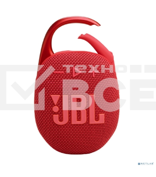 Портативная акустика JBL CLIP 5, красный