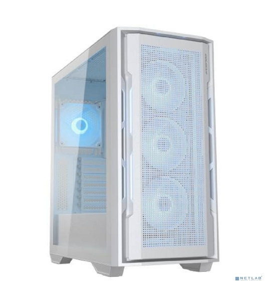 Корпус Cougar Uniface X RGb V2 White, 4x140мм ARGb PWM Fan, ARGb PWM Fan Hub, без БП, E-ATX