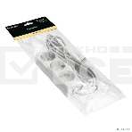 Удлинитель ExeGate ECE-3-3W (EX285806RUS), белый, 3 м, Евровилка с заземлением, 3 евророзетки с заземлением, 2200 Вт, фото4