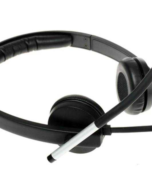 Гарнитура Logitech H650e чёрный, проводная, USB