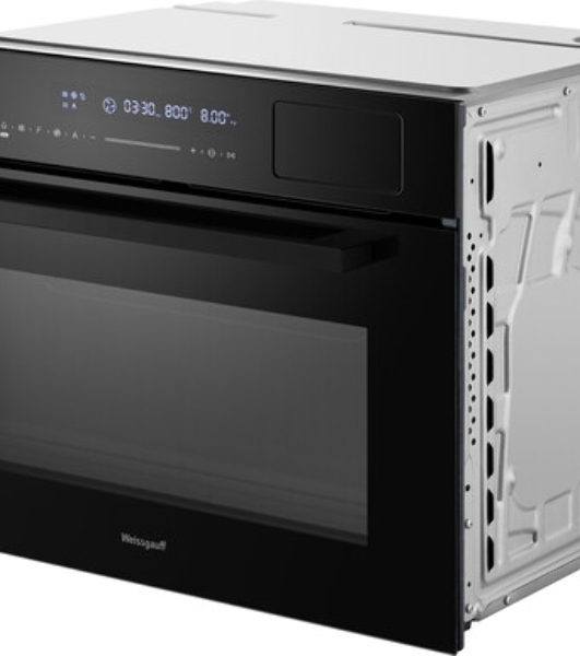Духовой шкаф электрический Weissgauff OEMS 459 PDB черный, встраиваемый