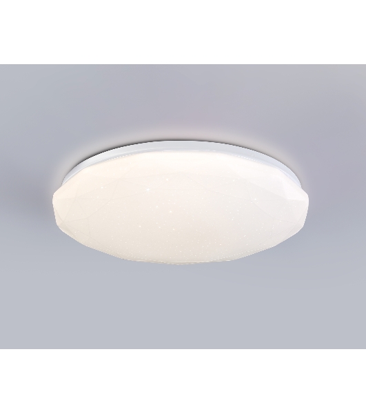 Светодиодный светильник RGB Ambrella light FZ417 WH белый IP20 46W 3000K-6500K+RGB D380*60 (ПДУ ИК)