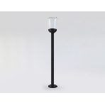 Светильник Ambrella light ST2095 BK/FR черный/белый матовый IP54 E27 max 40W D150*950, фото2