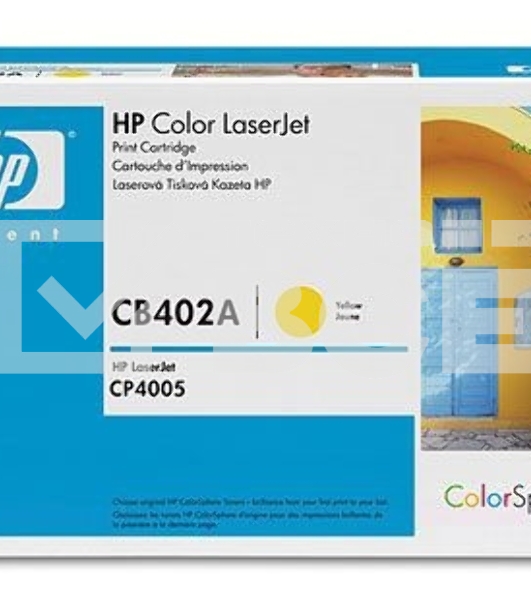 Картридж лазерный HP CB402A желтый CP4005