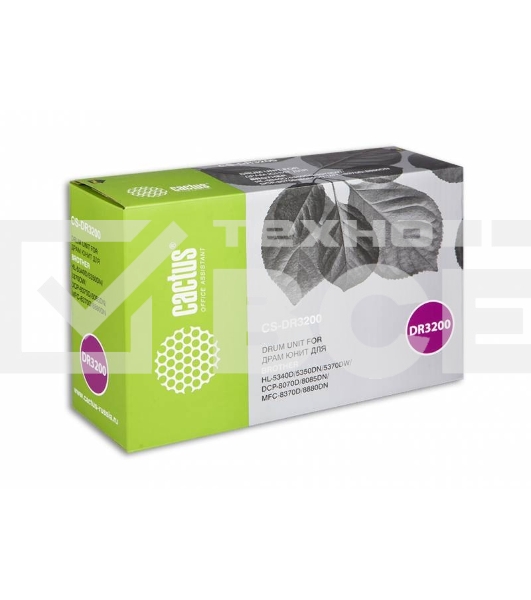 Фотобарабан Cactus CS-DR3200 для принтеров Brother HL-5340D/5350DN/5370DW;DCP-8070D 25 000стр.