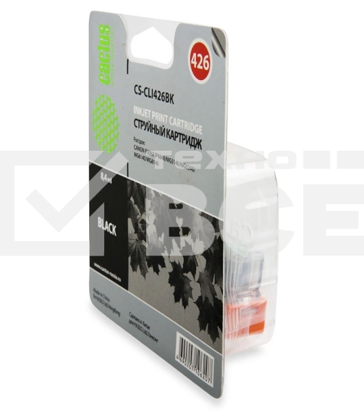 Картридж струйный Cactus CS-CLI426BK черный (8,4 мл.) для Canon MG5140/5240/6140/8140/MX884