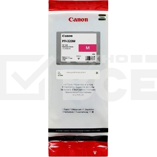 Картридж струйный Canon PFI-320 M 2892C001 пурпурный (300мл) для Canon Canon imagePROGRAF TM-200/205