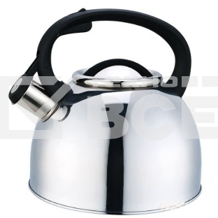 Чайник для плиты MALLONY Arte из нерж стали со свистком, 2,5 л