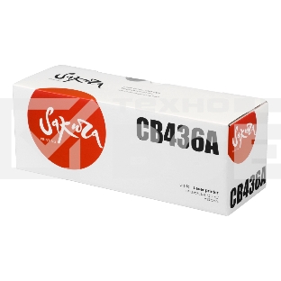 Картридж лазерный Sakura CB436A для HP LJ P1505/M1120mfp/M1522mfp, черный, 2000 к.