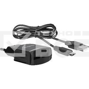 Сетевой адаптер Defender UPC-21 2xUSB,5V/2.1А кабель microUSB