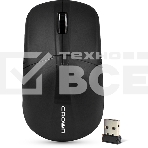 Мышь беспроводная Crown CMM-932W черный, 1000 dpi, радиоканал, USB, кнопки - 3, фото3