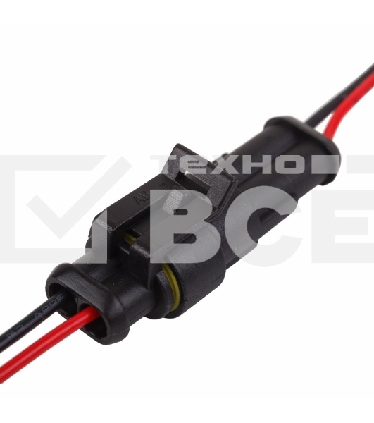 Автомобильный разъем гнездо с проводом 20 см DJ7021-1.5-21