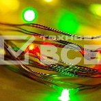 Гирлянда «Роса» 2 м, 20 LED, цвет свечения мультиколор, тонкий батарейный блок NEON-NIGHT, фото 1