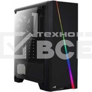 Компьютерный корпус Aerocool / Formula [PGS-V] Cylon , ATX, без БП, RGB подсветка, окно, картридер, 1x USB 3.0 + 2x USB 2.0, 1х12см вентилятор в комплекте