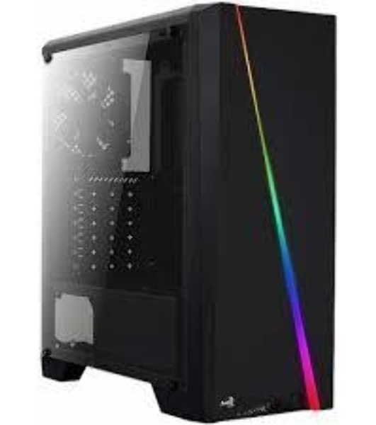 Компьютерный корпус Aerocool/Formula PGS-V Cylon , ATX, без БП, RGB подсветка, окно, картридер, 1x USB 3.0 + 2x USB 2.0, 1х12см вентилятор в комплекте