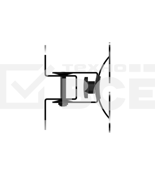 Универсальное настенное крепление для ТЕЛЕВИЗОРОВ Harper TVF-3 Black